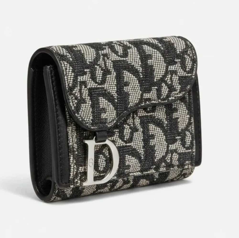 Dior Vintage Oblique Saddle Wallet